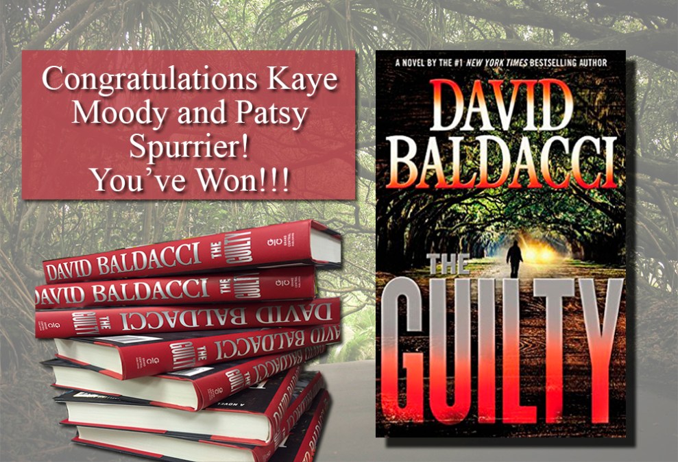 David Baldacci Giveaway Winners